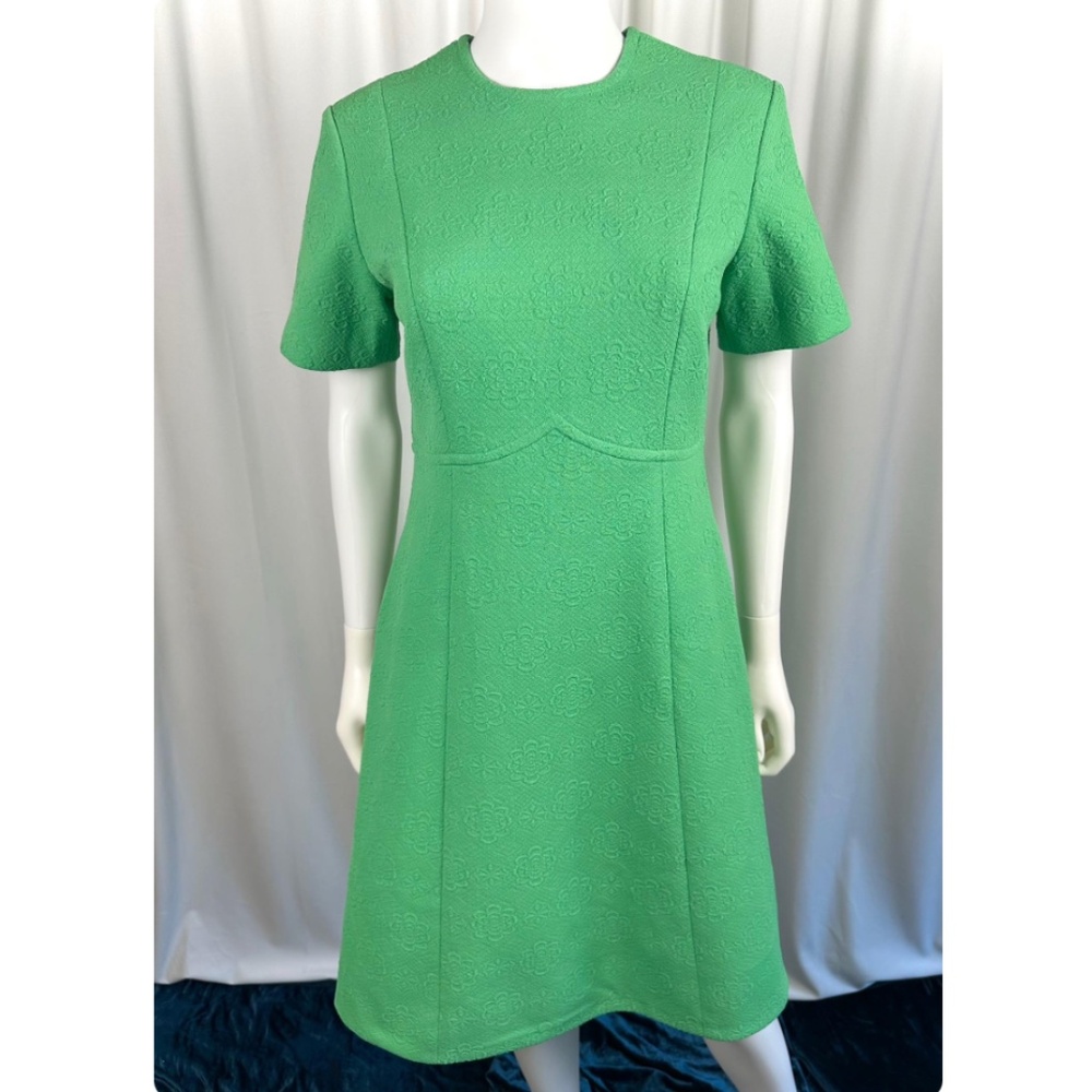 Vintage 1960’s ‘The House of Nu-Mode’ Shirt Dress in Kelly Green • MCM - Medium